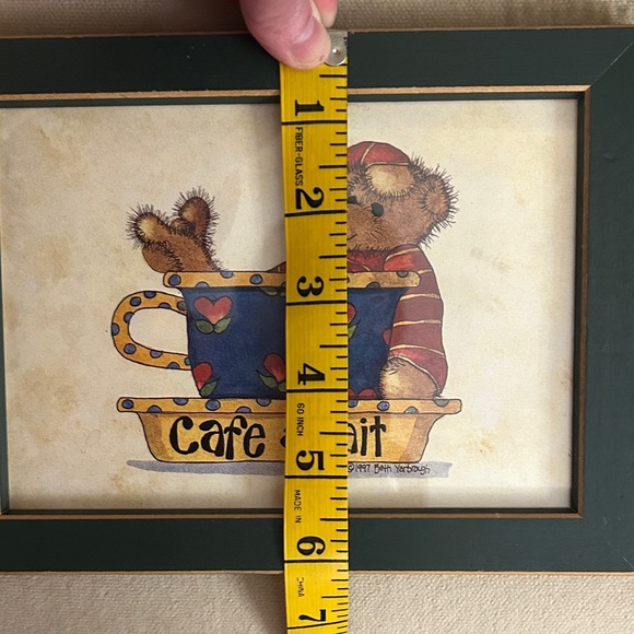 Teddy Bear Cafe au Lait Wall Art Set - Picture 6 of 6